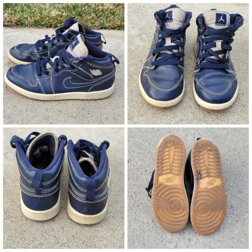 Nike Air Jordan Retro Obsidian Mid GS Kids Shoes